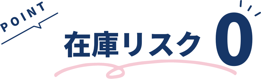 在庫リスク0